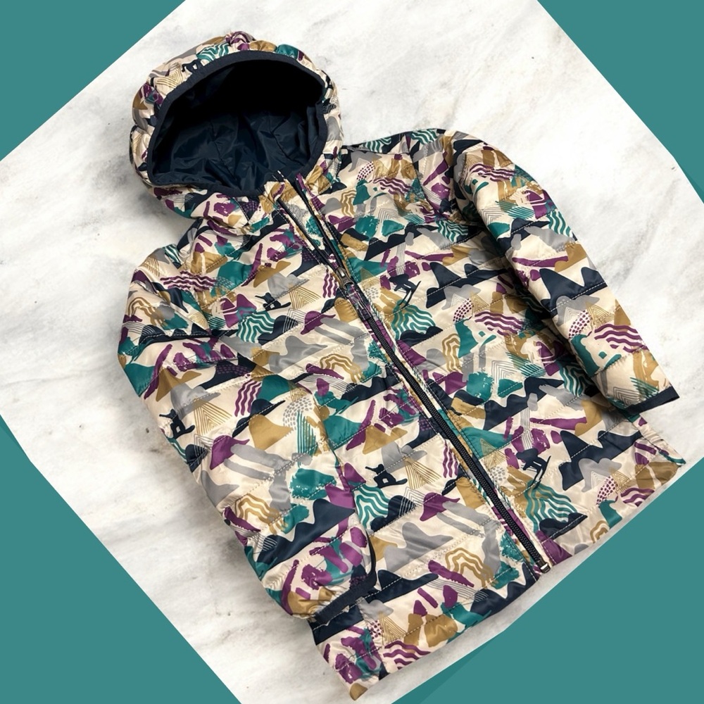 Boys and Toddlers' Lightweight Water-Resistant Packable Hooded Puffer Jacket